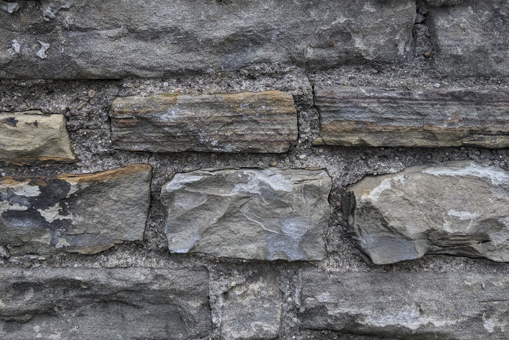Detail of the Bradford Cinder Path post