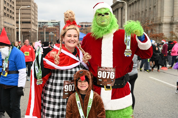 The Grinch Family, Kaleigh and Joseph S.