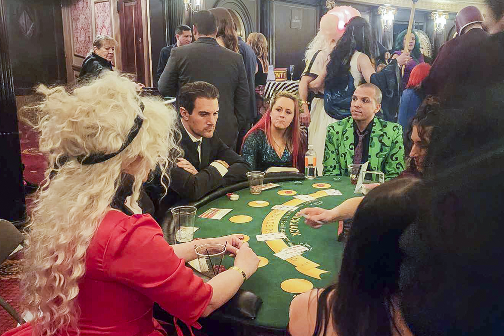 The casino was a fun addition to the event and provided a great opportunity to socialize