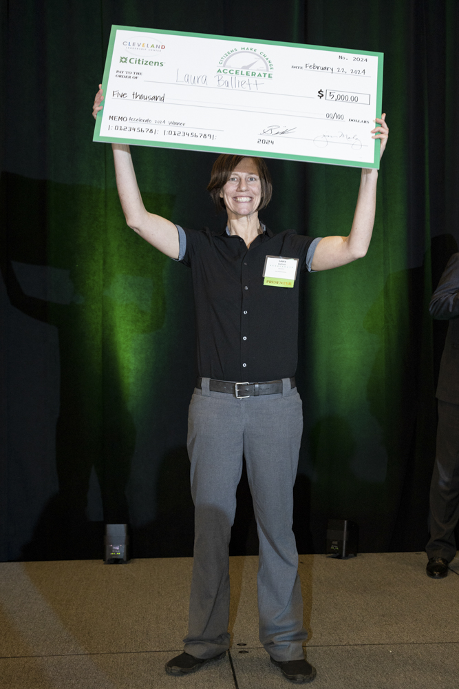 Accelerate 2024 winner and check