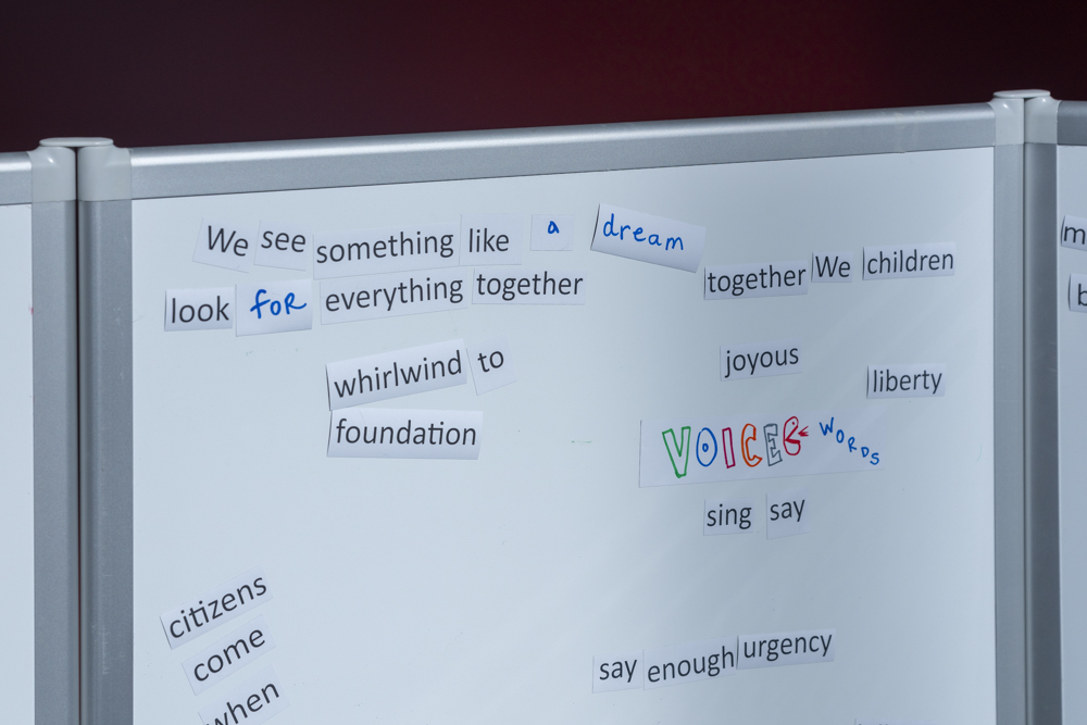 Response Station: Poetry Wall - Martin Luther King Jr. Day Celebration at CMA