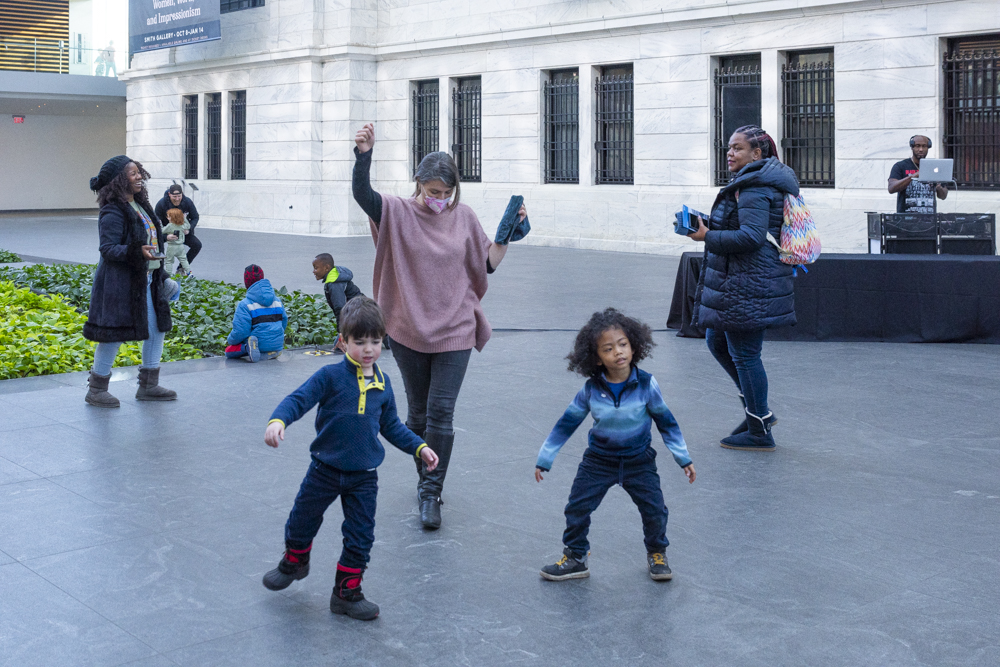Dancing to DJ Kristyles at MLK Day at CMA