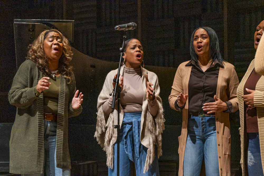 Gospel group Humbly Submitted performed a set inspired by jazz and soul in Gartner Auditorium