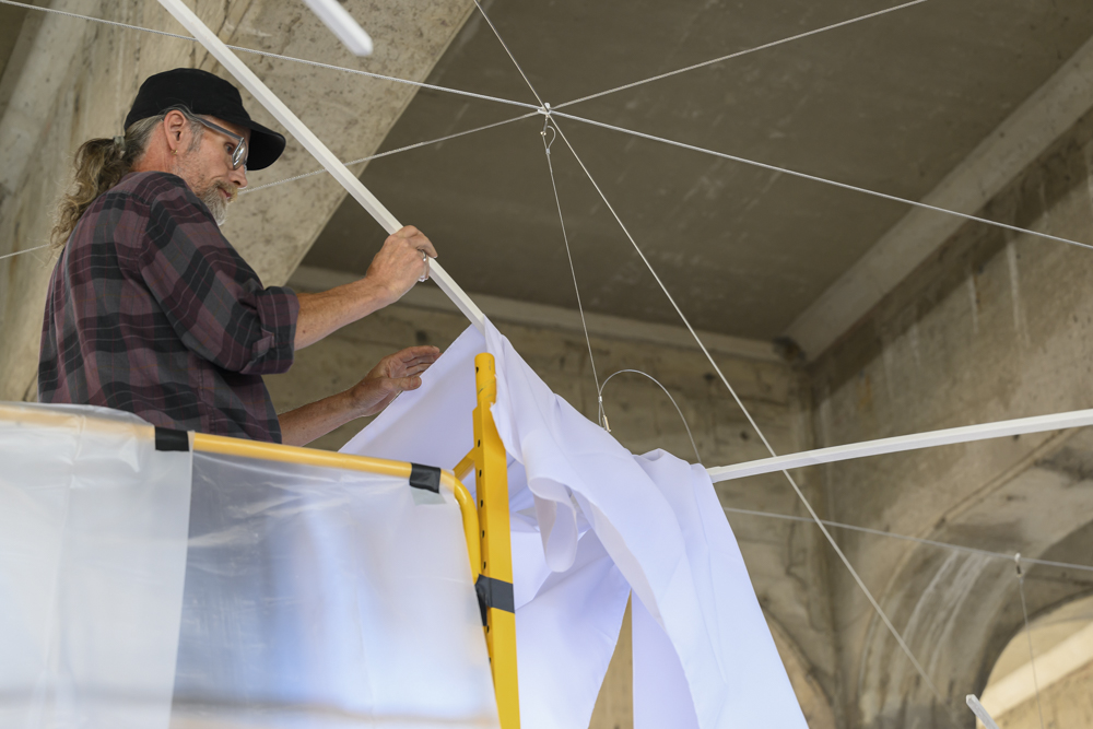 Sails - Work in Progress - Go Dream at Detroit Superior Bridge