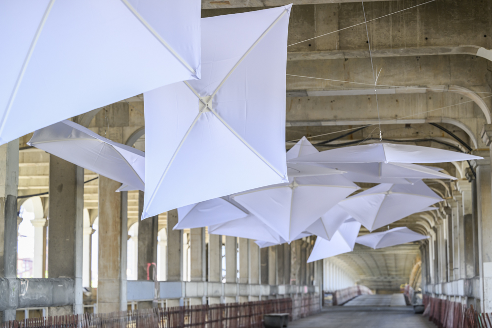 Sails - Work in Progress - Go Dream at Detroit Superior Bridge