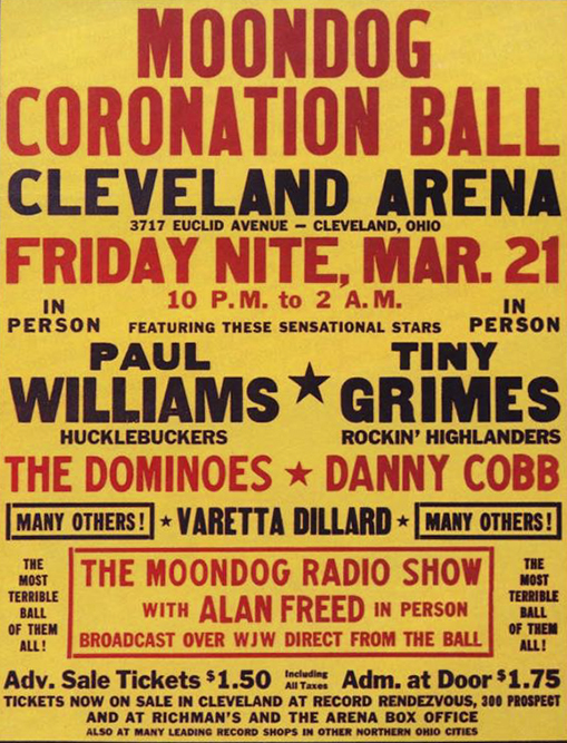 Moondog Coronation Ball poster