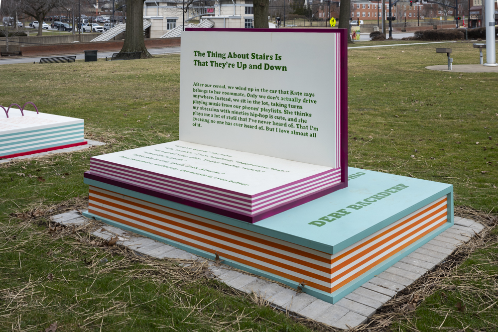 Reader’s Garden public art project by Artist Haemee Han of Jaemee Studio at Shaker Heights Public Library