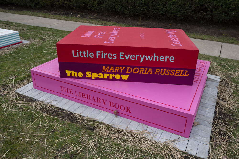 Reader’s Garden public art project by Artist Haemee Han of Jaemee Studio at Shaker Heights Public Library