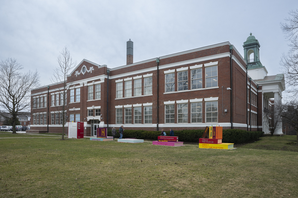 Reader’s Garden public art project by Artist Haemee Han at Shaker Heights Public Library