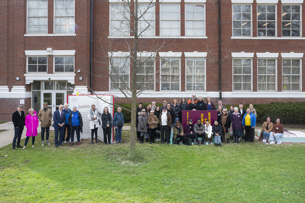 Reader’s Garden public art project by Artist Haemee Han of Jaemee Studio at Shaker Heights Public Library - Photo © Bob Perkoski, www.Perkoski.com