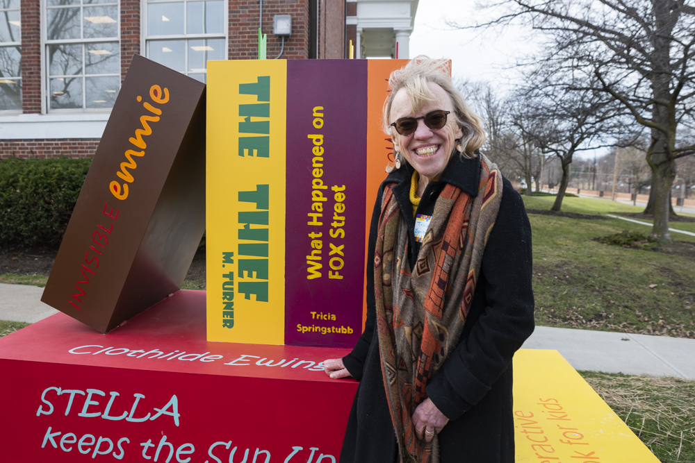 Author Tricia Springstubb; What Happened on Fox Street - Reader’s Garden public art project