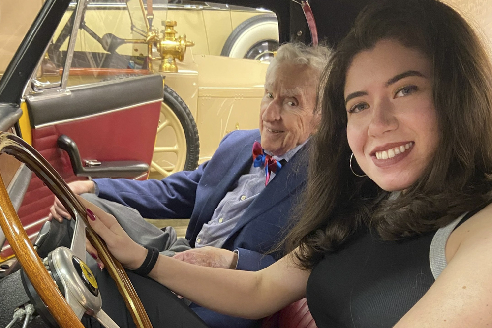 Dr. Howard Tucker with What's Next? Director Taylor Taglianetti