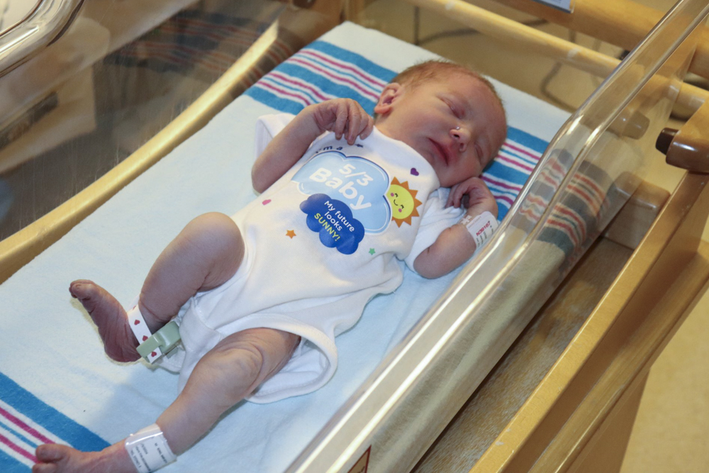 A Fifth Third Baby born at Aultman Birth Center on May 3