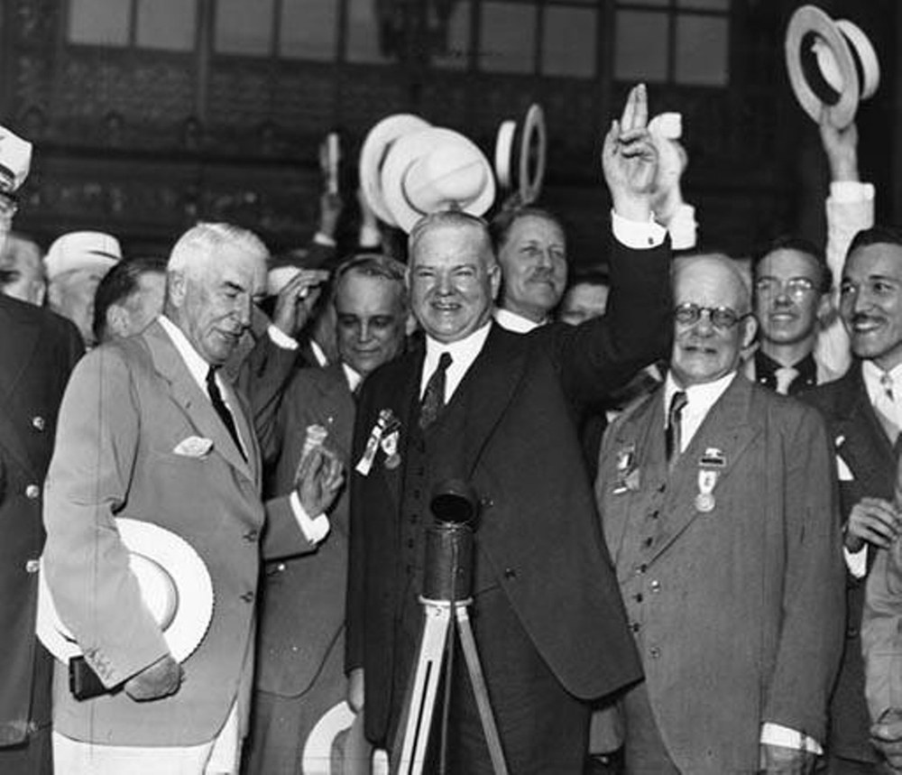 Henry P. Fletcher & Herbert Hoover at Republican National Convention 1936