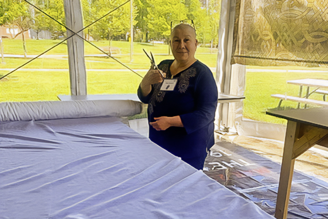 Parade the Circle workshop tent