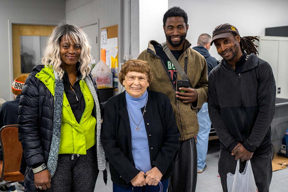 In addition to free home-delivered meals, Catholic Charities hosts a Thanksgiving meal at St. Augustine Hunger Center with the help of hundreds of volunteers.