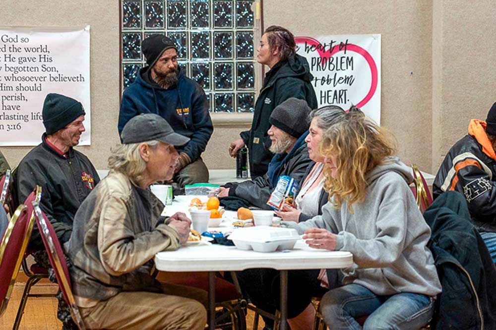Steak Club Foundation serves meals at Middlebury Chapel in Akron