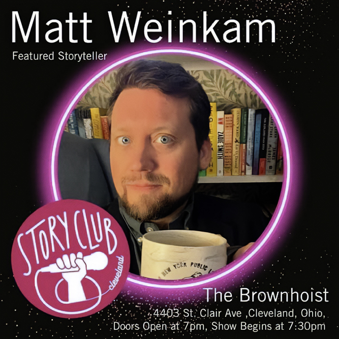 Matt Weinkam, October featured performer at Story Club