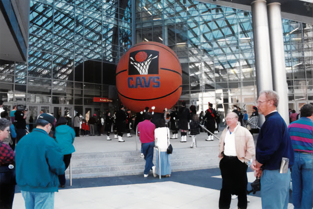 FieldHouse history - Gund Arena Opening