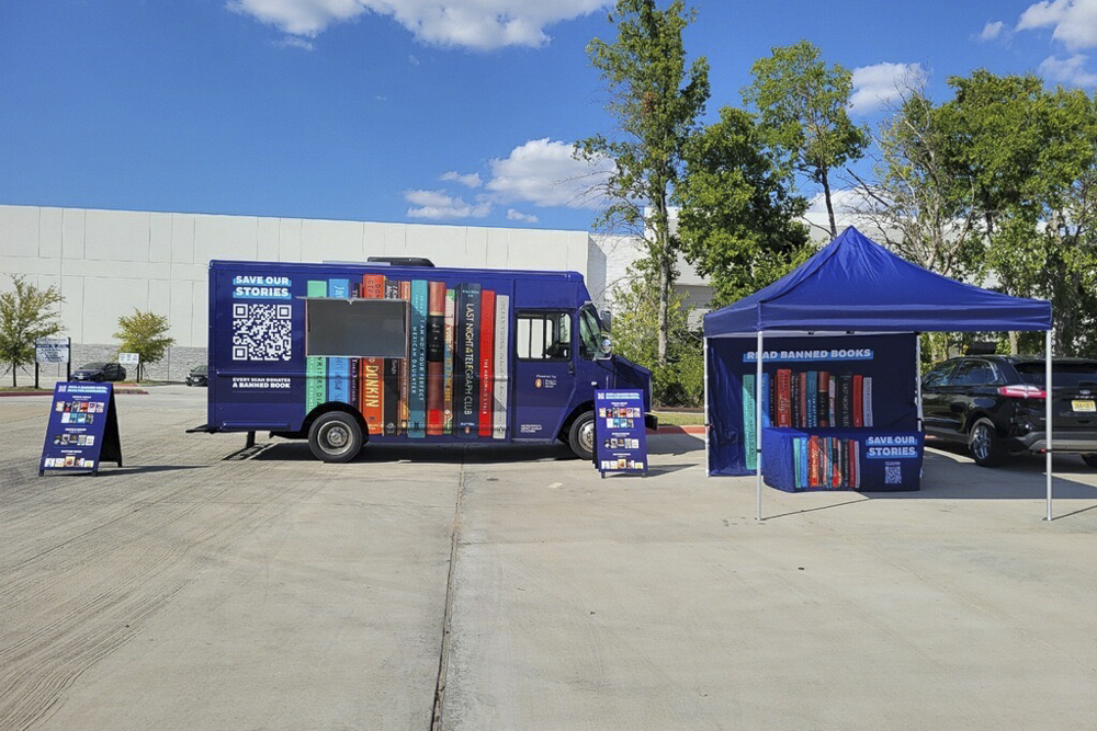 The Banned Wagon is visiting communities with a high volume of book bans and challenges.
