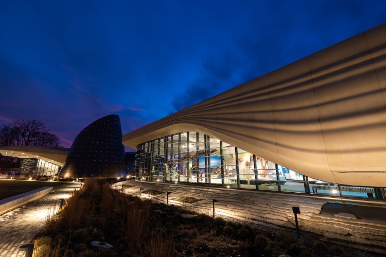 DLR Group designed the based the geological history of Northeast Ohio