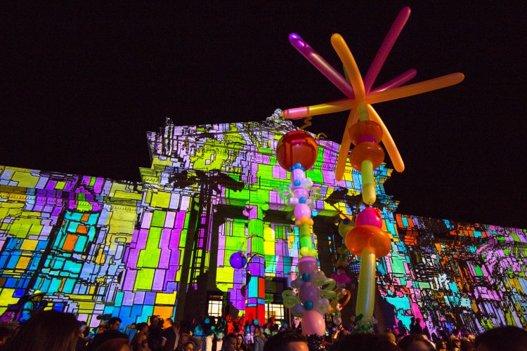 The Cleveland Museum of Art is alive with color.