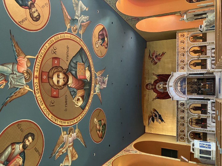 Saints Constantine & Helen Greek Orthodox Cathedral ceiling