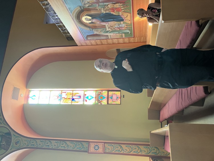 Guests were treated to a tour of Saints Constantine & Helen Greek Orthodox Cathedral.