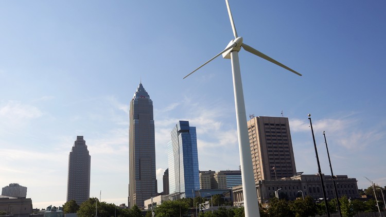 Accelerate Wind, a2024 Mspire winner, is a producer of rooftop wind turbines for commercial buildings.