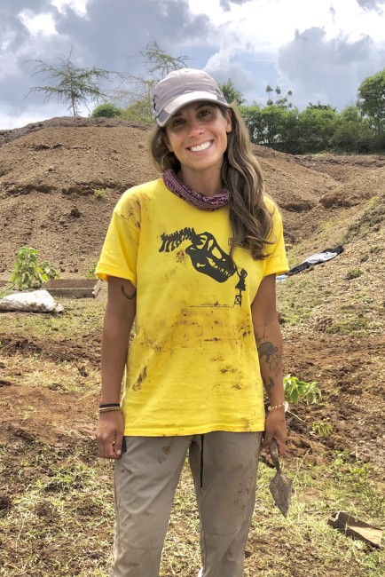 Dr. Emma Finestone in the field in Kenya in 2023.