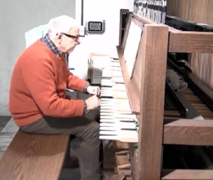 McGaffin Carillion executive director and  University Circle Carillonist George Leggiero plays the Carillon..