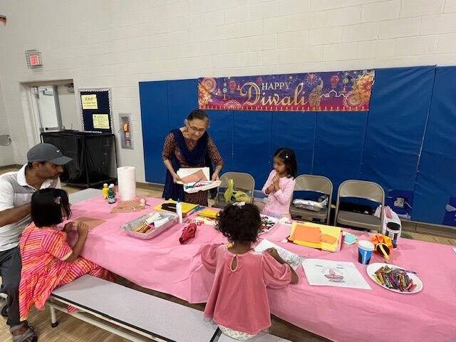 The Diwali Mela celebration in October featured crafts, jewelry, and kids' activities.