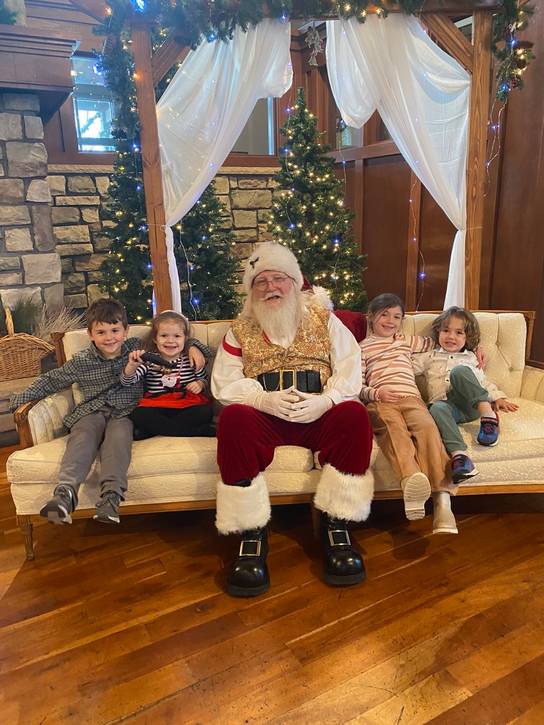 Have brunch with Santa at StoneWater on Sunday, Dec. 14.