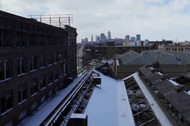 A sawtooth-roofed portion of the building will be demolished to create on-site resident parking.