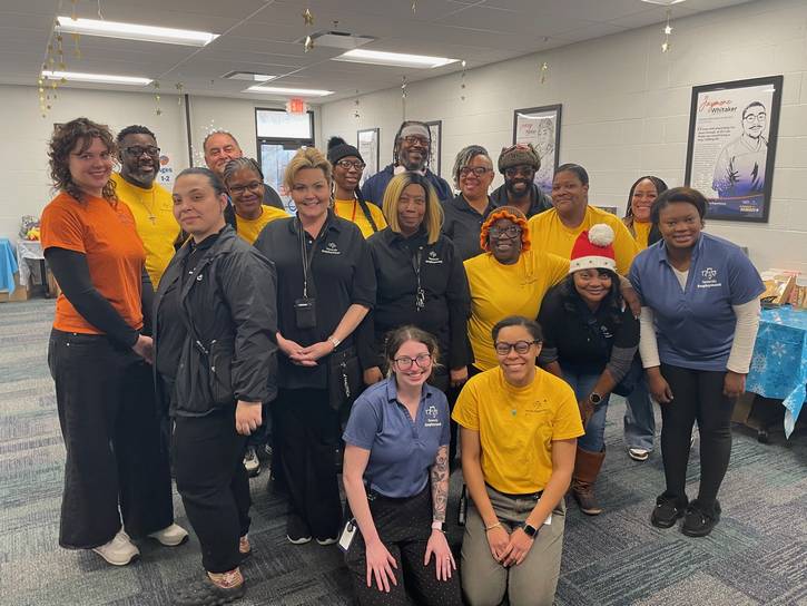 Towards Employment alumni gather at the annual TE Holiday Bash.