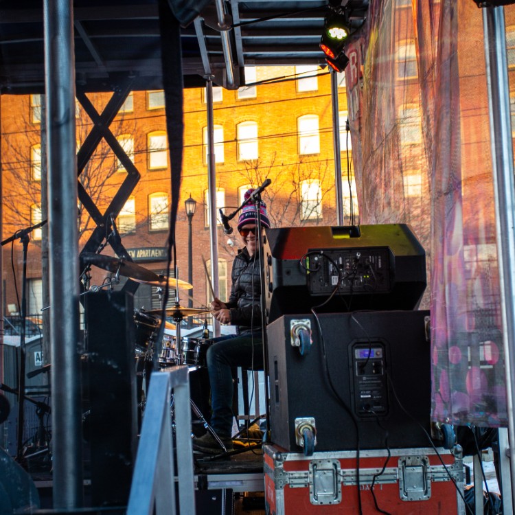 Brent Kirby with Doug McKean and the Stuntmen