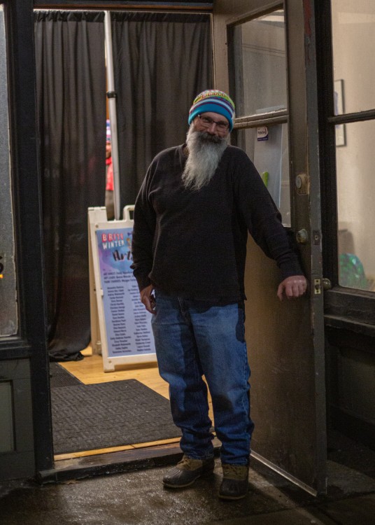 Longtime Brite Winter volunteer Barry Ling