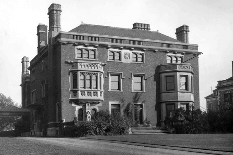 Mather Mansion, 2605 Euclid Avenue, was completed in 1910.