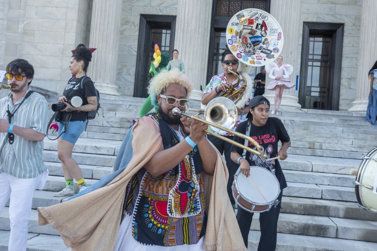 Da Land Brass Band - CMA Solstice 2025 - Photo © Bob Perkoski, www.Perkoski.com