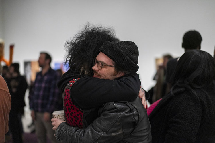 "Love is Resistance" opening night was on Valentine's Day