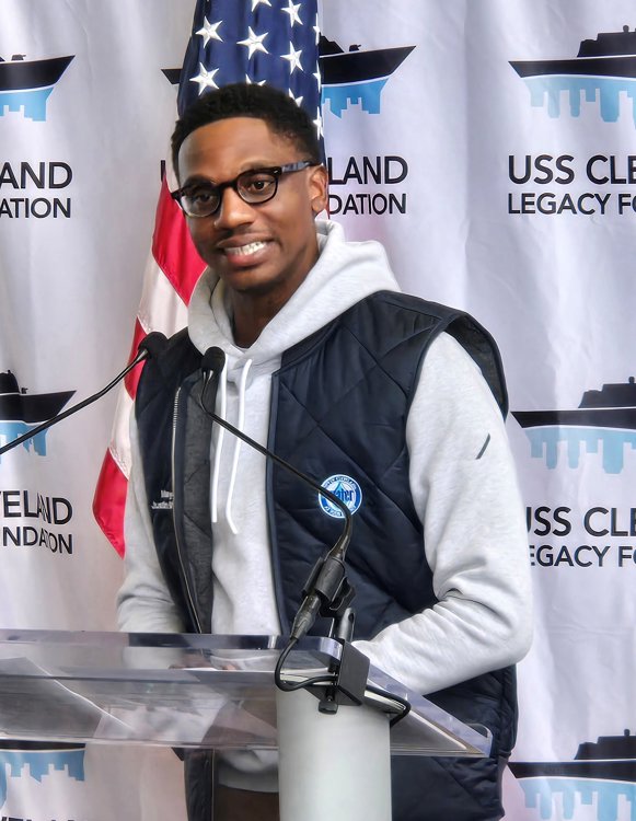 Cleveland Mayor Justin Bib declared March 1 "USS Cleveland Day"