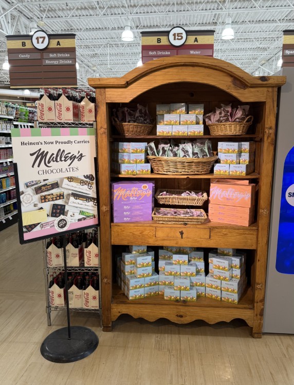 The display at Heinen's Grocery Store