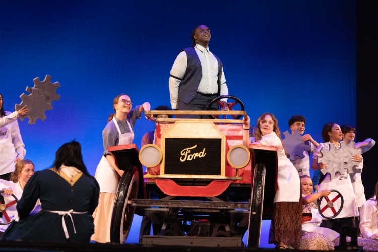 Mayfield High School students perform a song from "Ragtime" at the 2023 Dazzle Awards.