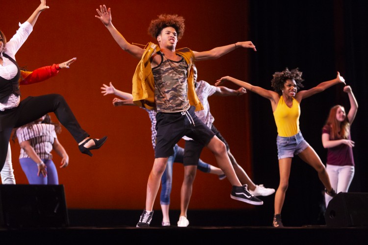 Euclid High School students perform a song from "In the Heights