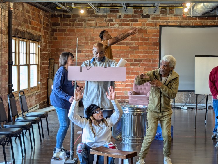 Rehearsals for "Roots Through Ruin."