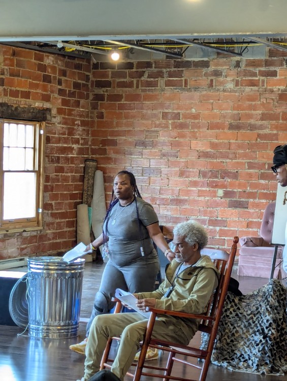 Rehearsals for "Roots Through Ruin."