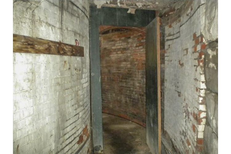 Concentric circle tunnels serve as support system for the Soldiers and Sailors Monument