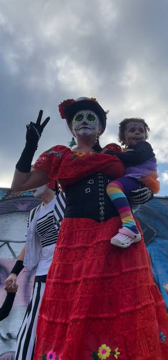 Julia Pankhurst and her daughter, Sylvia.