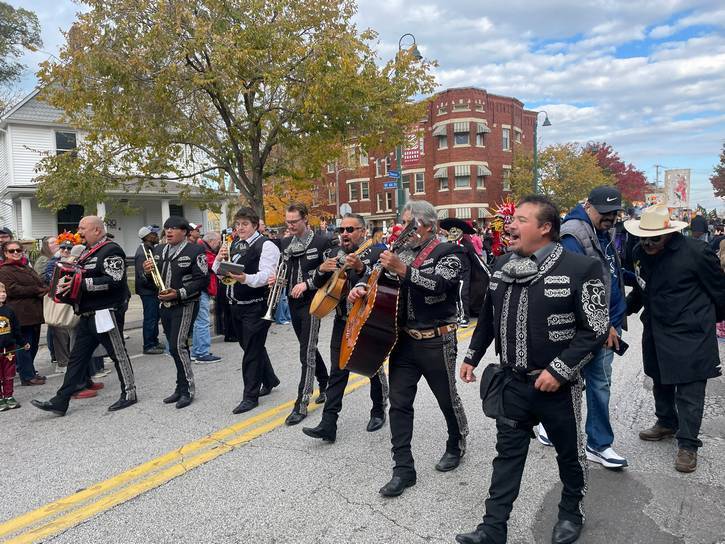 There was plenty of music at  Día de Muertos