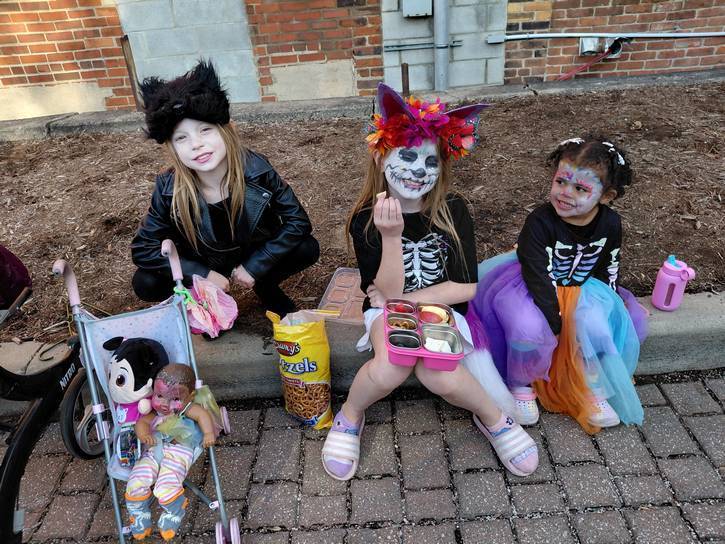 Lily, Cora, and Sylvia.